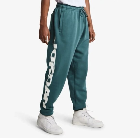 Jordan MVP Fleece Pants Green FV7229-366 Men’s Sizes - Picture 1 of 6